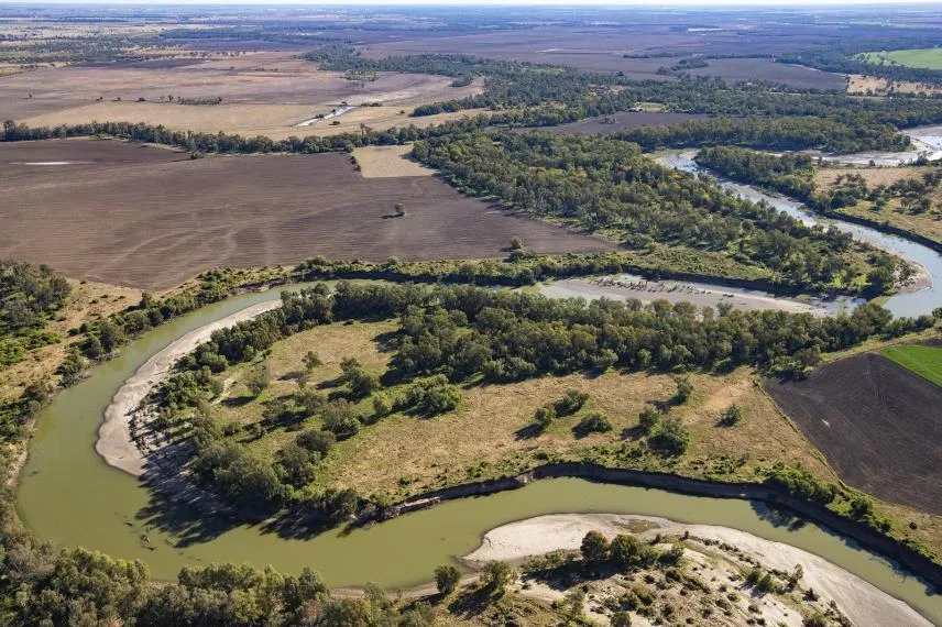A photo of the Gwydir River